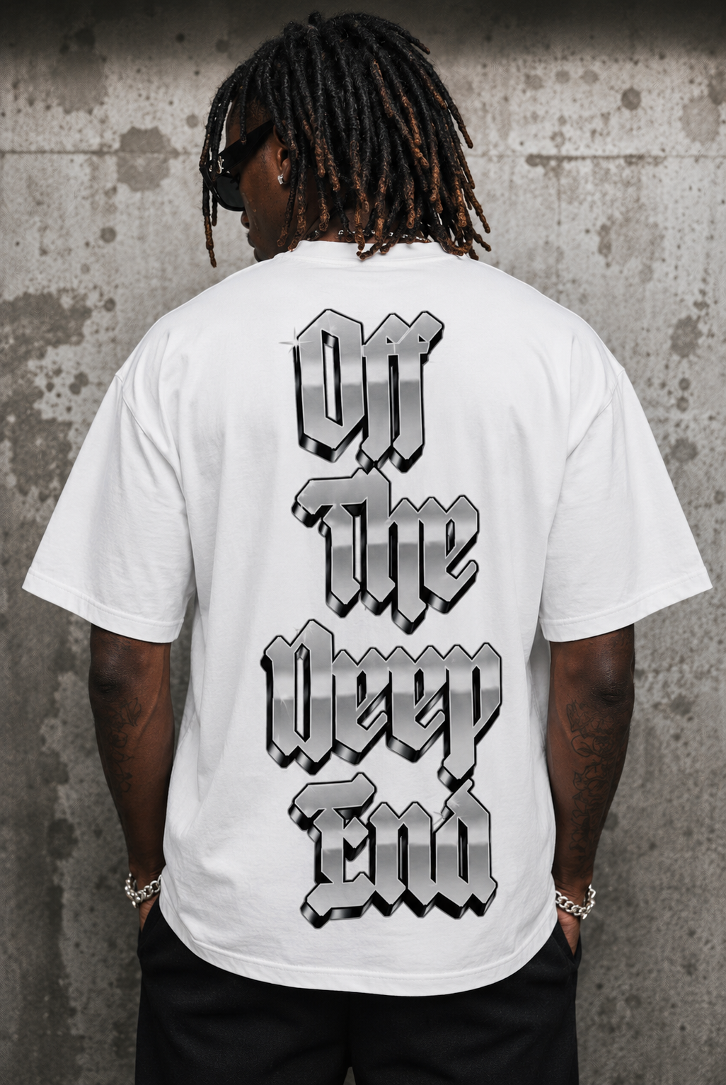 LIFES A GAMBLE TEE GRAY/WHITE