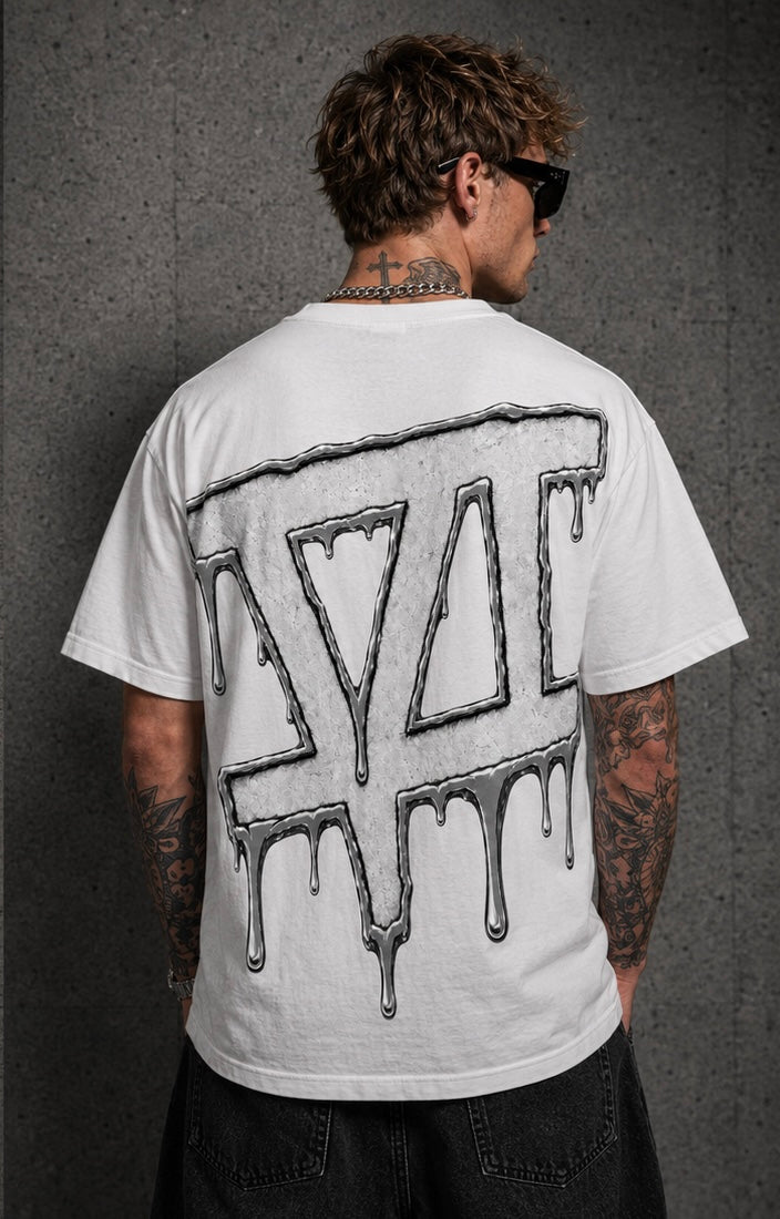 FLAWLESS TEE GRAY/WHITE
