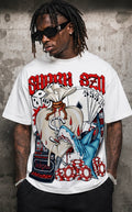 LIFES A GAMBLE TEE RED/WHITE