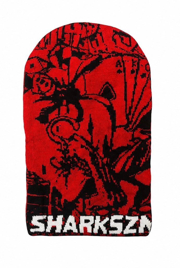SHARKSZN Ski-Mask Red
