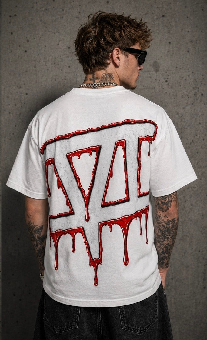 FLAWLESS TEE RED/WHITE