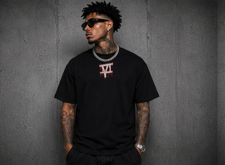 SHARKSZN TEE RED/BLACK