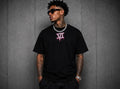 SHARKSZN TEE PINK/BLACK