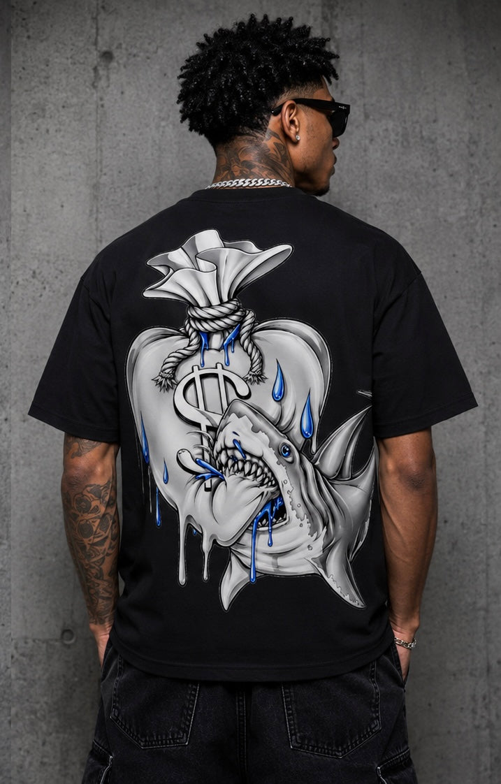 SHARKSZN TEE BLUE/BLACK