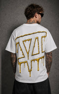 FLAWLESS TEE GOLD/WHITE