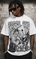 LIFES A GAMBLE TEE GRAY/WHITE