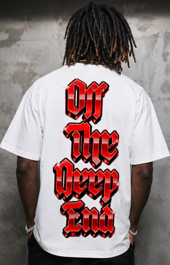 LIFES A GAMBLE TEE RED/WHITE