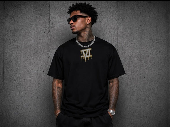 SHARKSZN TEE GOLD/BLACK